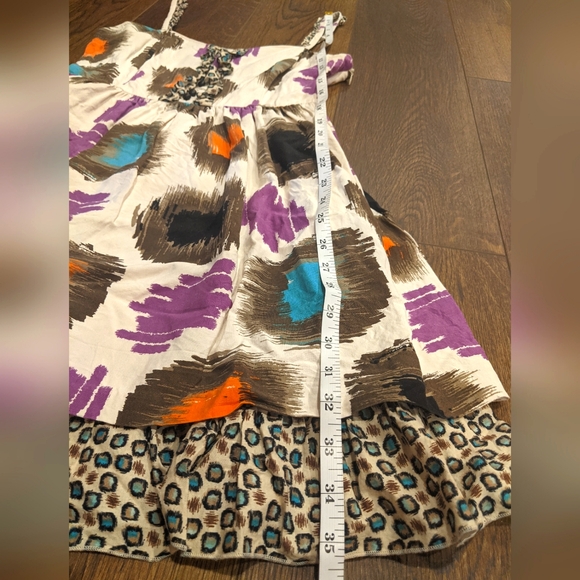 Kensie A-Line vibrant summer dress, size medium - Picture 7 of 10